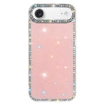 Capa de telemóvel híbrida em TPU e PC IMD com strass em ambos os lados, para iPhone 17 Pro Max, para iPhone 17 Pro, para iPhone 17, para iPhone Air, para iPhone 16 Pro Max, para iPhone 16 Pro, para iPhone 16 Plus, para iPhone 16