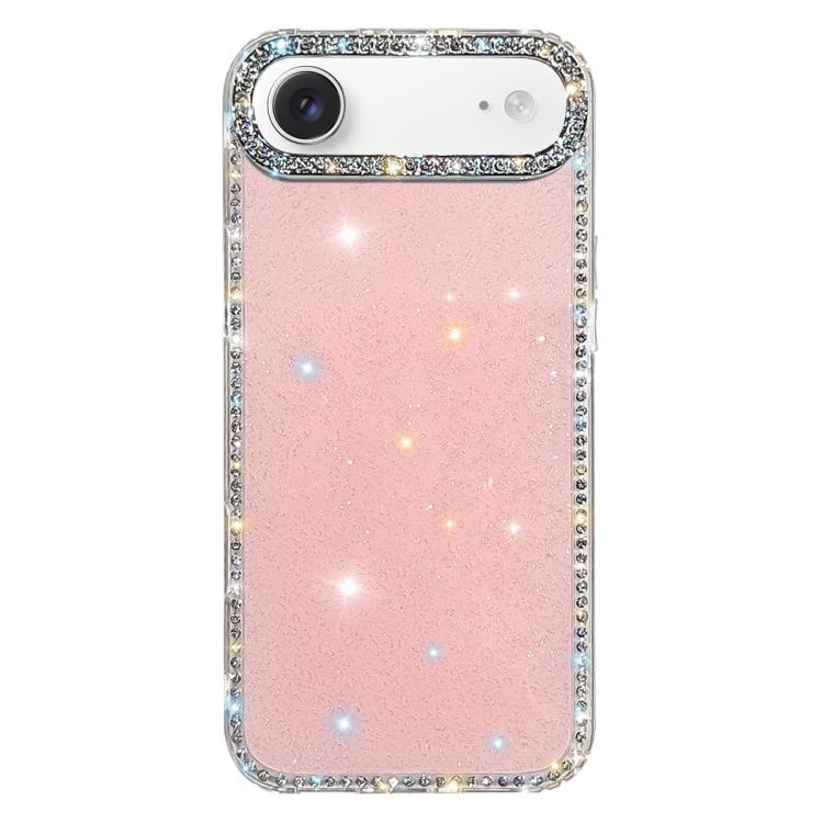 Capa de telemóvel híbrida em TPU e PC IMD com strass em ambos os lados, para iPhone 17 Pro Max, para iPhone 17 Pro, para iPhone 17, para iPhone Air, para iPhone 16 Pro Max, para iPhone 16 Pro, para iPhone 16 Plus, para iPhone 16