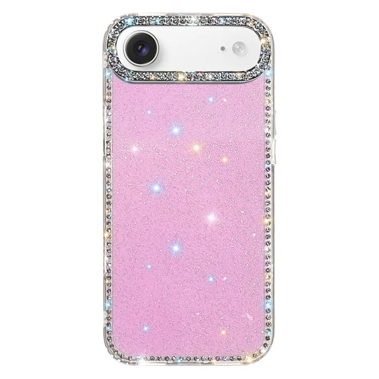 Capa de telemóvel híbrida em TPU e PC IMD com strass em ambos os lados, para iPhone 17 Pro Max, para iPhone 17 Pro, para iPhone 17, para iPhone Air, para iPhone 16 Pro Max, para iPhone 16 Pro, para iPhone 16 Plus, para iPhone 16