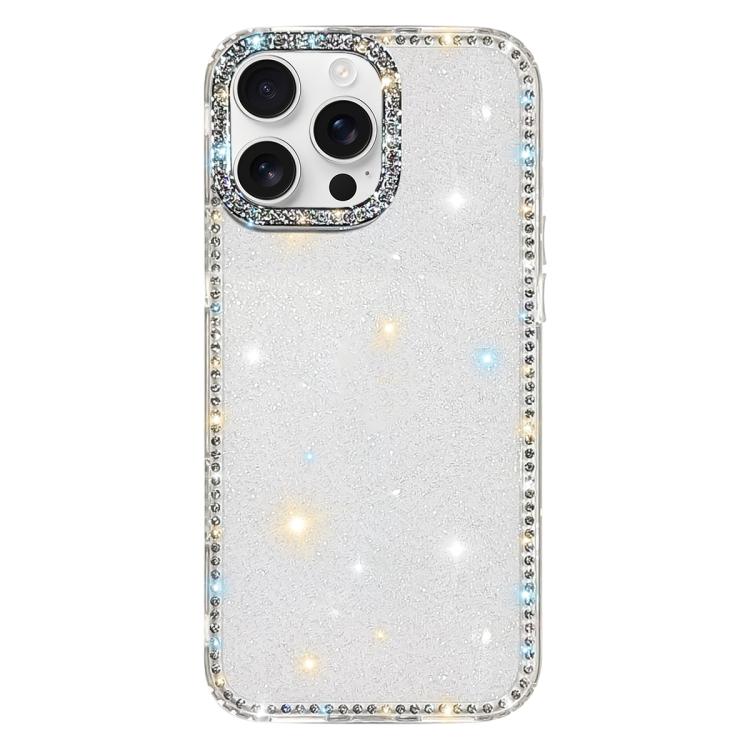 Capa de telemóvel híbrida em TPU e PC IMD com strass em ambos os lados, para iPhone 17 Pro Max, para iPhone 17 Pro, para iPhone 17, para iPhone Air, para iPhone 16 Pro Max, para iPhone 16 Pro, para iPhone 16 Plus, para iPhone 16