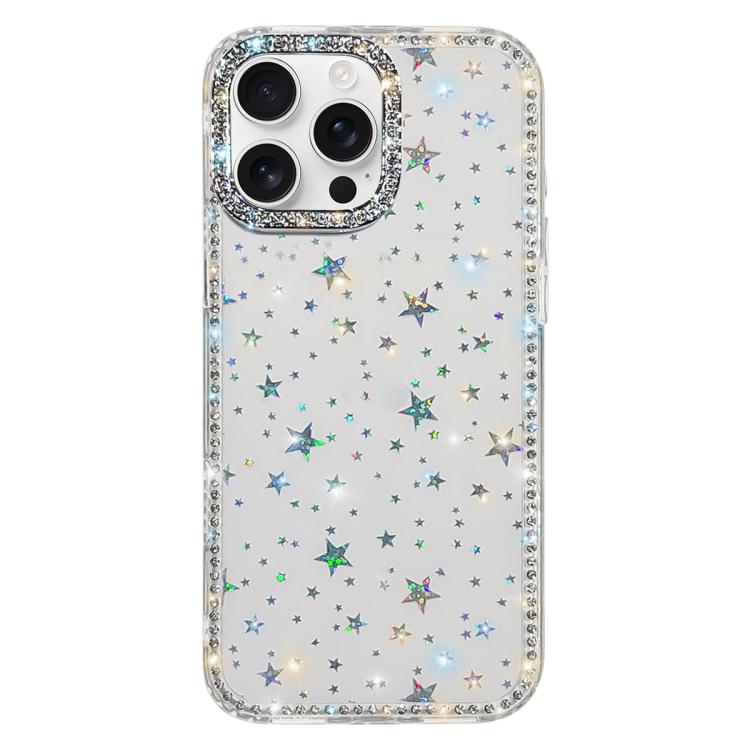 Capa de telemóvel híbrida em TPU e PC IMD com strass em ambos os lados, para iPhone 17 Pro Max, para iPhone 17 Pro, para iPhone 17, para iPhone Air, para iPhone 16 Pro Max, para iPhone 16 Pro, para iPhone 16 Plus, para iPhone 16