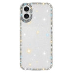 Capa de telemóvel híbrida em TPU e PC IMD com strass em ambos os lados, para iPhone 17 Pro Max, para iPhone 17 Pro, para iPhone 17, para iPhone Air, para iPhone 16 Pro Max, para iPhone 16 Pro, para iPhone 16 Plus, para iPhone 16