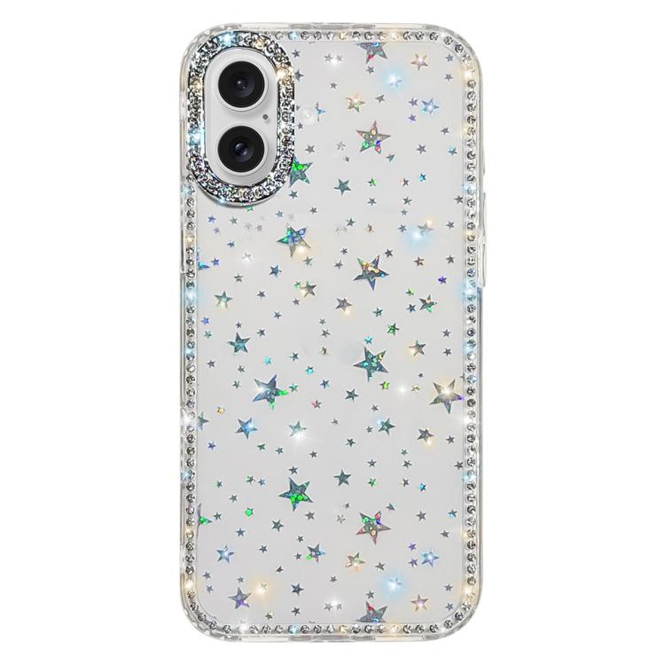 Capa de telemóvel híbrida em TPU e PC IMD com strass em ambos os lados, para iPhone 17 Pro Max, para iPhone 17 Pro, para iPhone 17, para iPhone Air, para iPhone 16 Pro Max, para iPhone 16 Pro, para iPhone 16 Plus, para iPhone 16