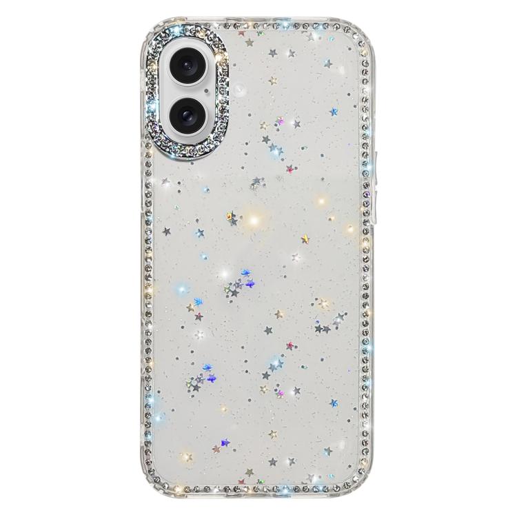 Capa de telemóvel híbrida em TPU e PC IMD com strass em ambos os lados, para iPhone 17 Pro Max, para iPhone 17 Pro, para iPhone 17, para iPhone Air, para iPhone 16 Pro Max, para iPhone 16 Pro, para iPhone 16 Plus, para iPhone 16