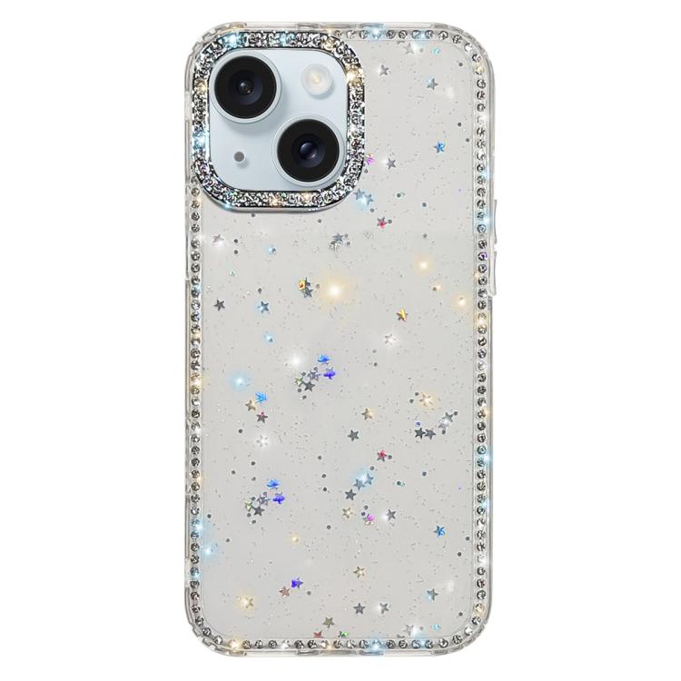 Capa de telemóvel híbrida em TPU e PC IMD com strass em ambos os lados, para iPhone 15 Pro Max, para iPhone 15 Pro, para iPhone 15, para iPhone 14, para iPhone 14 Pro, para iPhone 14 Pro Max, para iPhone 13 Pro Max, para iPhone 13 Pro