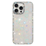 Capa de telemóvel híbrida em TPU e PC IMD com strass em ambos os lados, para iPhone 15 Pro Max, para iPhone 15 Pro, para iPhone 15, para iPhone 14, para iPhone 14 Pro, para iPhone 14 Pro Max, para iPhone 13 Pro Max, para iPhone 13 Pro