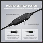 ONIKUMA X91 Over-ear Wired Earphone with Microphone