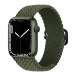 Correia de Relógio em Nylon Trançado com Fivela Deslizante xDfind, Para Apple Watch 42 / 44 / 45 / 46 / 49mm, Para Apple Watch 38 / 40 / 41 / S11 42mm