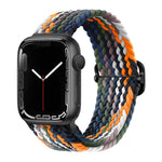 Correia de Relógio em Nylon Trançado com Fivela Deslizante xDfind, Para Apple Watch 42 / 44 / 45 / 46 / 49mm, Para Apple Watch 38 / 40 / 41 / S11 42mm