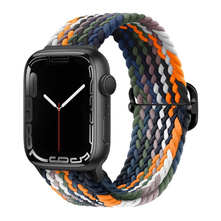 Correia de Relógio em Nylon Trançado com Fivela Deslizante xDfind, Para Apple Watch 42 / 44 / 45 / 46 / 49mm, Para Apple Watch 38 / 40 / 41 / S11 42mm
