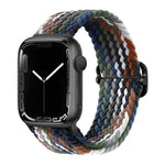 Correia de Relógio em Nylon Trançado com Fivela Deslizante xDfind, Para Apple Watch 42 / 44 / 45 / 46 / 49mm, Para Apple Watch 38 / 40 / 41 / S11 42mm