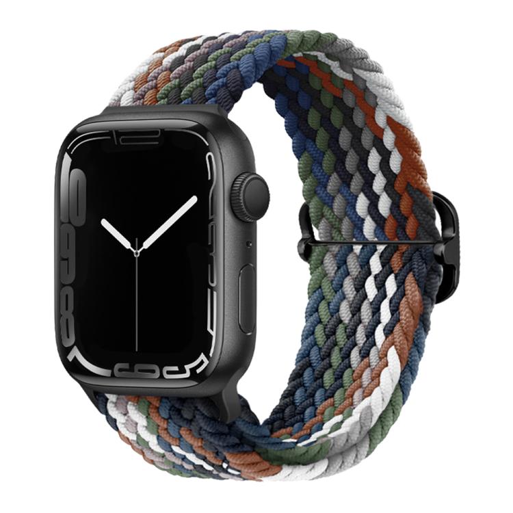 Correia de Relógio em Nylon Trançado com Fivela Deslizante xDfind, Para Apple Watch 42 / 44 / 45 / 46 / 49mm, Para Apple Watch 38 / 40 / 41 / S11 42mm