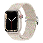 Correia de Relógio em Nylon Trançado com Fivela Deslizante xDfind, Para Apple Watch 42 / 44 / 45 / 46 / 49mm, Para Apple Watch 38 / 40 / 41 / S11 42mm
