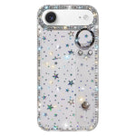 Capa de telemóvel com suporte de pulseira com glitter de pedras brilhantes, para iPhone 17 Pro, para iPhone 17, para iPhone Air, para iPhone 16 Pro Max, para iPhone 16 Pro, para iPhone 16 Plus, para iPhone 16, para iPhone 15 Pro Max