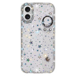 Capa de telemóvel com suporte de pulseira com glitter de pedras brilhantes, para iPhone 17 Pro, para iPhone 17, para iPhone Air, para iPhone 16 Pro Max, para iPhone 16 Pro, para iPhone 16 Plus, para iPhone 16, para iPhone 15 Pro Max