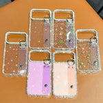Capa de telemóvel com suporte de pulseira com glitter de pedras brilhantes, para iPhone 17 Pro, para iPhone 17, para iPhone Air, para iPhone 16 Pro Max, para iPhone 16 Pro, para iPhone 16 Plus, para iPhone 16, para iPhone 15 Pro Max