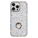 Capa de telemóvel híbrida em TPU e PC IMD com suporte anelar e strass em ambos os lados, para iPhone 15 Pro Max, para iPhone 15 Pro, para iPhone 15, para iPhone 14, para iPhone 14 Pro, para iPhone 14 Pro Max, para iPhone 13 Pro Max, para iPhone 13 Pro
