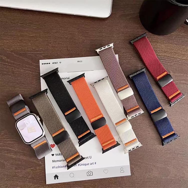 xDfind Elastic Nylon Magnetic Buckle Watch Band, For Apple Watch 38 / 40 / 41 / S11 42mm