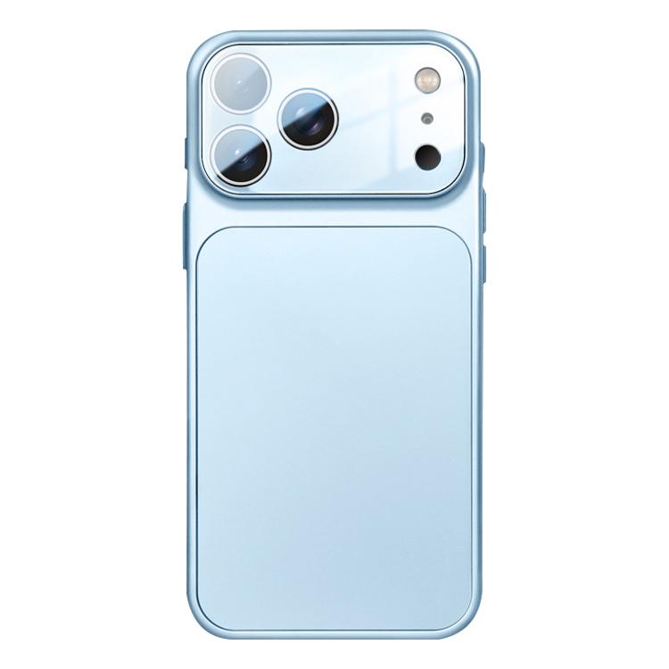 Capa de telemóvel híbrida em TPU com acrílico fosco e película para lente, para iPhone 17 Pro Max, para iPhone 17 Pro