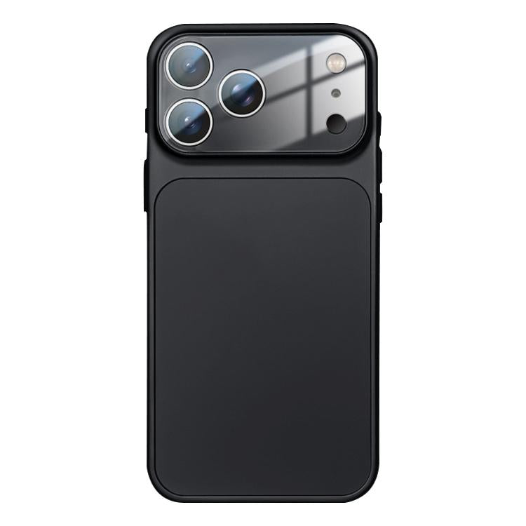 Capa de telemóvel híbrida em TPU com acrílico fosco e película para lente, para iPhone 17 Pro Max, para iPhone 17 Pro