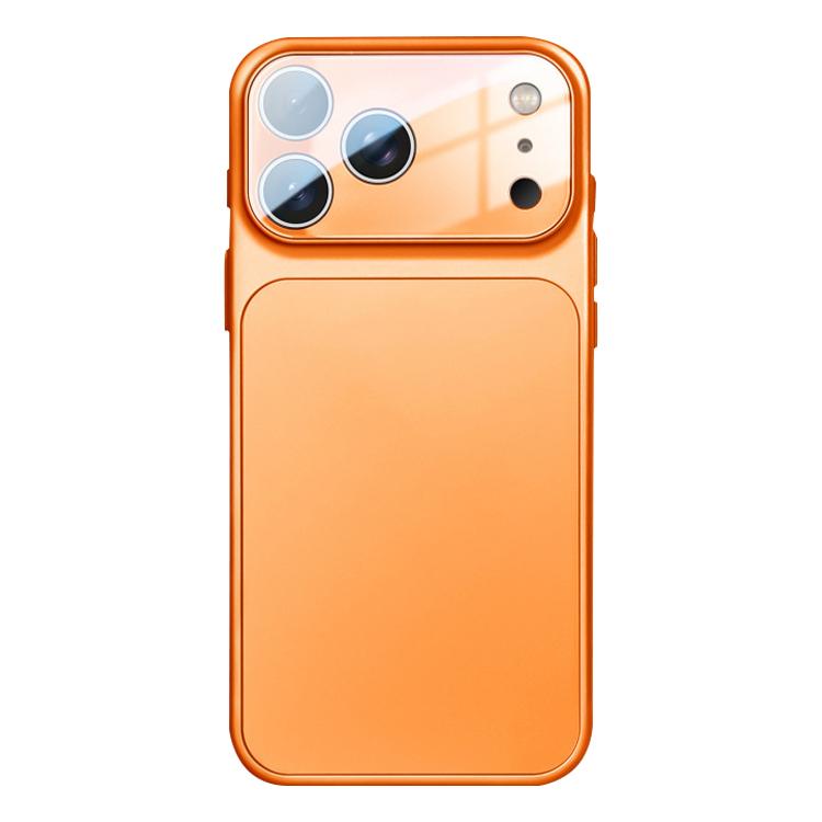 Capa de telemóvel híbrida em TPU com acrílico fosco e película para lente, para iPhone 17 Pro Max, para iPhone 17 Pro
