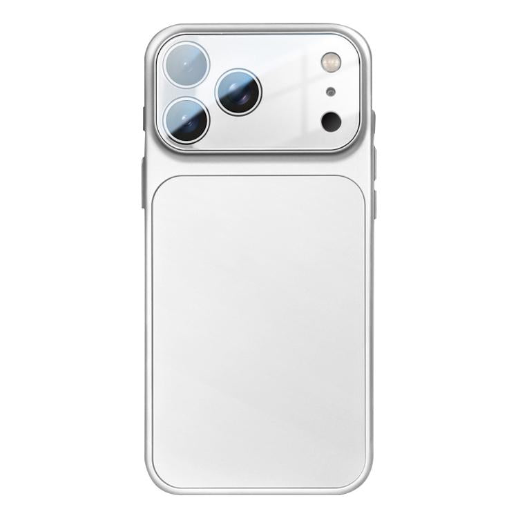 Capa de telemóvel híbrida em TPU com acrílico fosco e película para lente, para iPhone 17 Pro Max, para iPhone 17 Pro