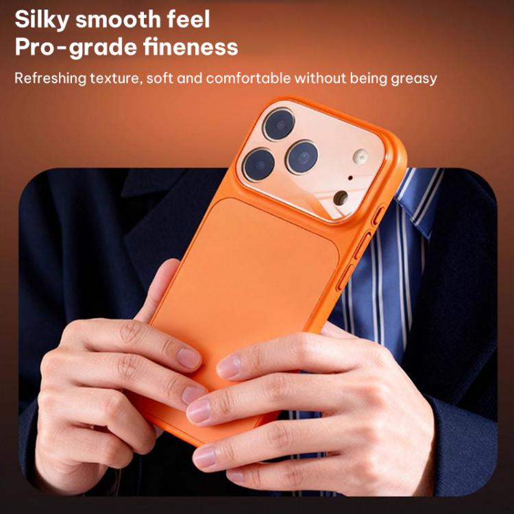 Capa de telemóvel híbrida em TPU com acrílico fosco e película para lente, para iPhone 17 Pro Max, para iPhone 17 Pro
