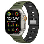 Pulseira de Relógio em Silicone com Fivela Magnética Norman xDfind, Para Apple Watch 42 / 44 / 45 / 46 / 49mm, Para Apple Watch 38 / 40 / 41 / S11 42mm