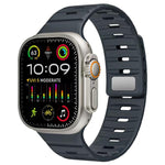 Pulseira de Relógio em Silicone com Fivela Magnética Norman xDfind, Para Apple Watch 42 / 44 / 45 / 46 / 49mm, Para Apple Watch 38 / 40 / 41 / S11 42mm