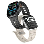 Pulseira de Relógio em Silicone com Fivela Magnética Norman xDfind, Para Apple Watch 42 / 44 / 45 / 46 / 49mm, Para Apple Watch 38 / 40 / 41 / S11 42mm