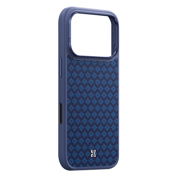 Capa de telemóvel magnética resistente a choques Benks Y3 com padrão de diamante em Kevlar, para iPhone 17 Pro Max, para iPhone 17 Pro