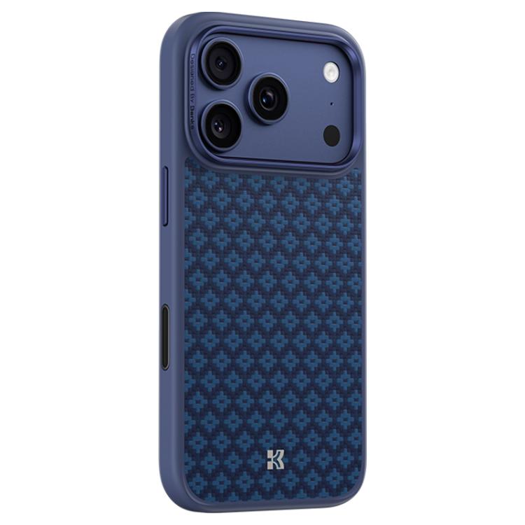 Capa de telemóvel magnética resistente a choques Benks Y3 com padrão de diamante em Kevlar, para iPhone 17 Pro Max, para iPhone 17 Pro