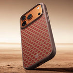 Capa de telemóvel magnética resistente a choques Benks Y3 com padrão de diamante em Kevlar, para iPhone 17 Pro Max, para iPhone 17 Pro