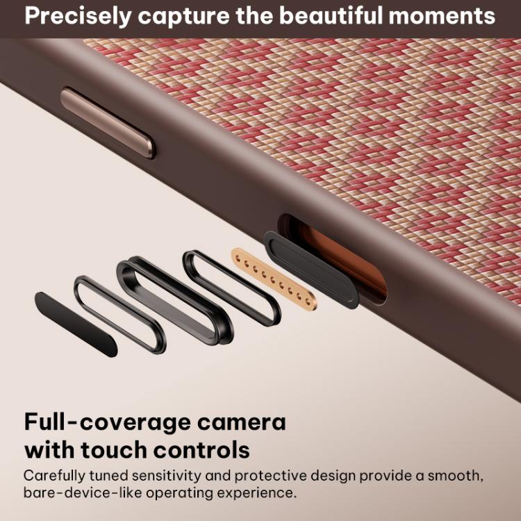 Capa de telemóvel magnética resistente a choques Benks Y3 com padrão de diamante em Kevlar, para iPhone 17 Pro Max, para iPhone 17 Pro