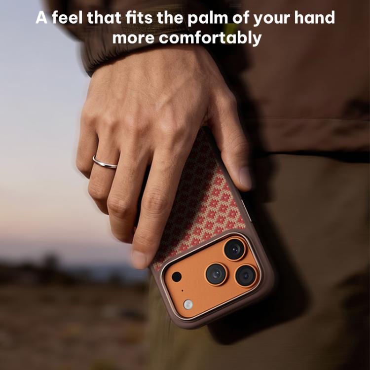 Capa de telemóvel magnética resistente a choques Benks Y3 com padrão de diamante em Kevlar, para iPhone 17 Pro Max, para iPhone 17 Pro