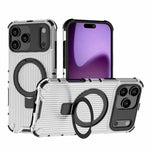 Capa de telemóvel resistente a choques com suporte de grelha, para iPhone 17 Pro Max, para iPhone 17 Pro, para iPhone 17, para iPhone Air