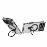 Capa de telemóvel resistente a choques com suporte de grelha, para iPhone 17 Pro Max, para iPhone 17 Pro, para iPhone 17, para iPhone Air