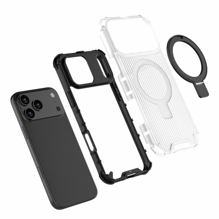 Capa de telemóvel resistente a choques com suporte de grelha, para iPhone 17 Pro Max, para iPhone 17 Pro, para iPhone 17, para iPhone Air