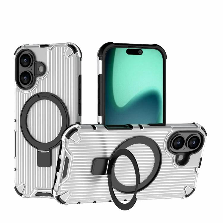 Capa de telemóvel resistente a choques com suporte de grelha, para iPhone 17 Pro Max, para iPhone 17 Pro, para iPhone 17, para iPhone Air