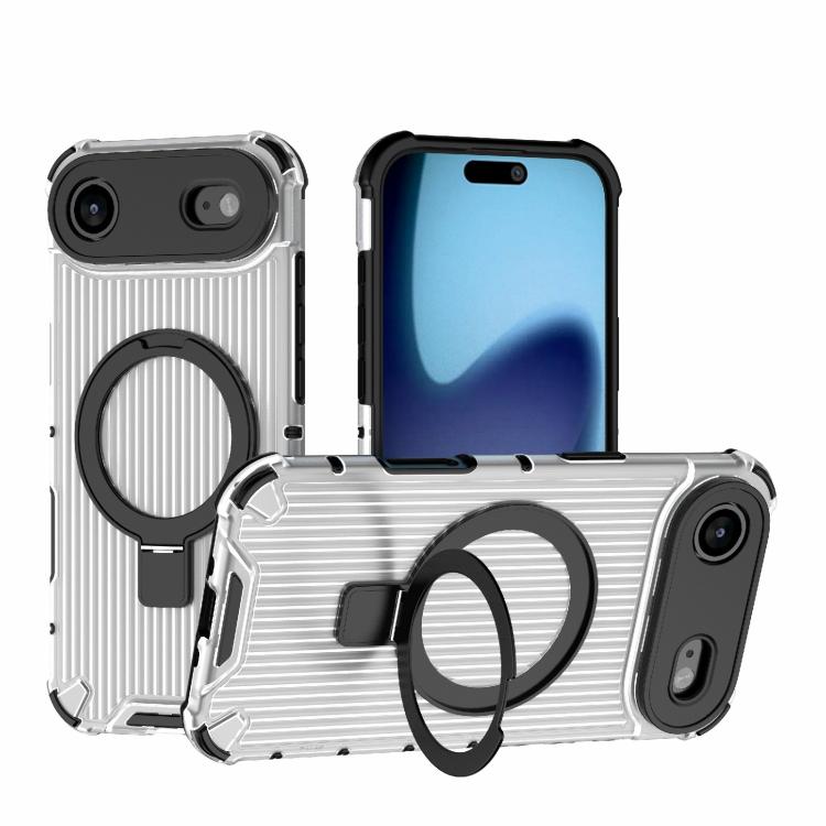 Capa de telemóvel resistente a choques com suporte de grelha, para iPhone 17 Pro Max, para iPhone 17 Pro, para iPhone 17, para iPhone Air