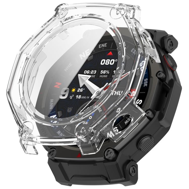 xDfind Tempered Film Integrated PC Watch Protective Cover, For Amazfit T-Rex 3 Pro 44mm, For Amazfit T-Rex 3 Pro 48mm