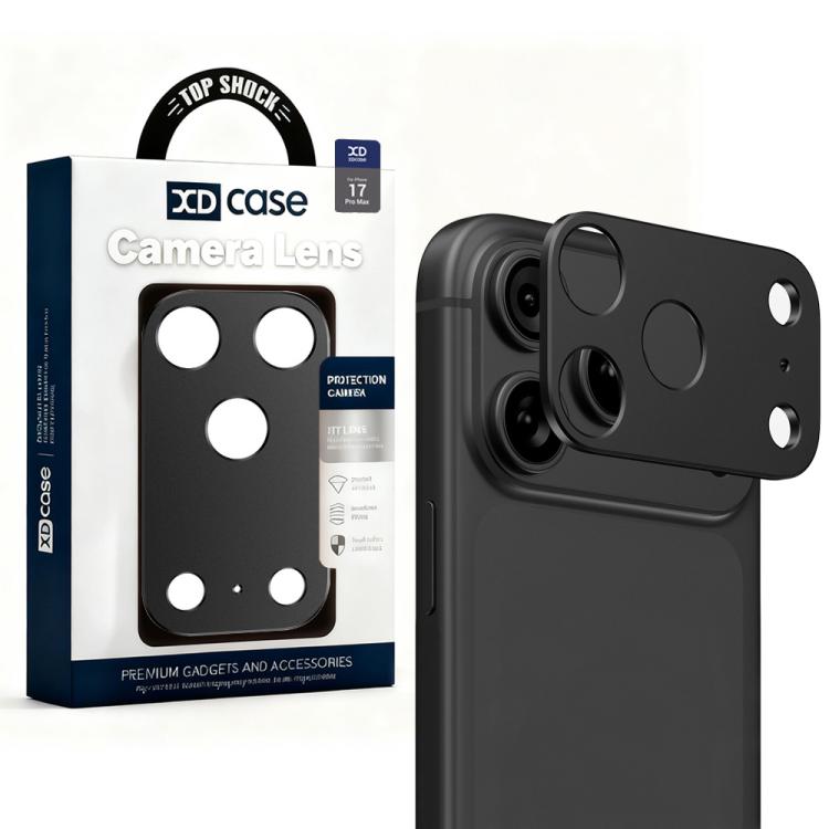 XDcase Protetor de Lente de Câmara Metálico Plano e Oco, Para iPhone 17 Pro Max, Para iPhone 17 Pro