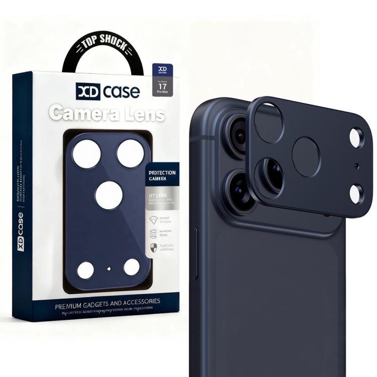 XDcase Protetor de Lente de Câmara Metálico Plano e Oco, Para iPhone 17 Pro Max, Para iPhone 17 Pro