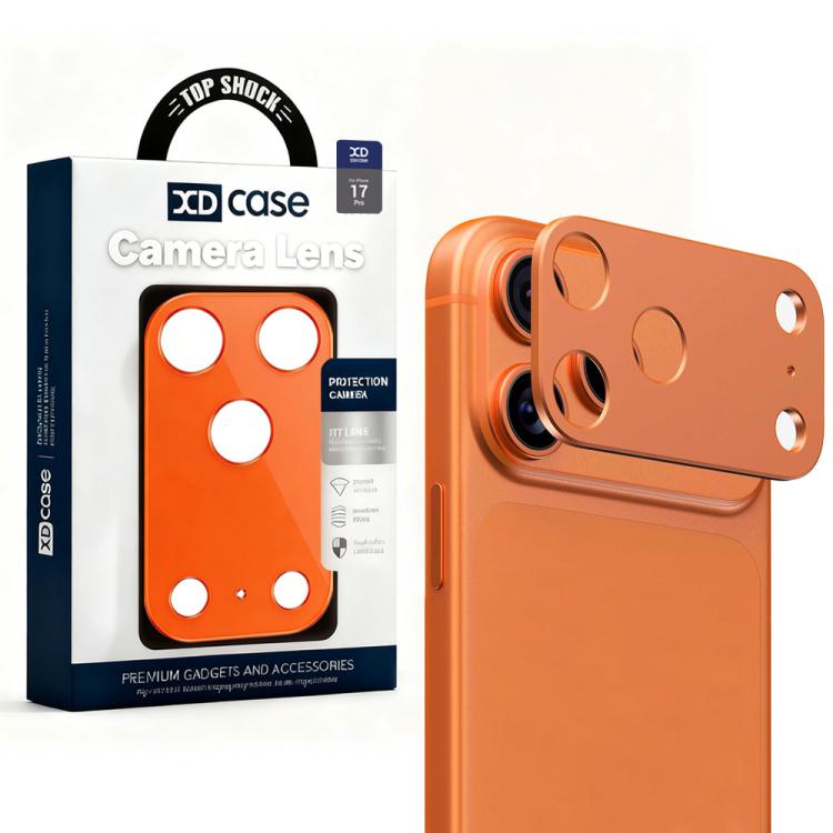 XDcase Protetor de Lente de Câmara Metálico Plano e Oco, Para iPhone 17 Pro Max, Para iPhone 17 Pro
