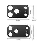XDcase Protetor de Lente de Câmara Metálico Plano e Oco, Para iPhone 17 Pro Max, Para iPhone 17 Pro