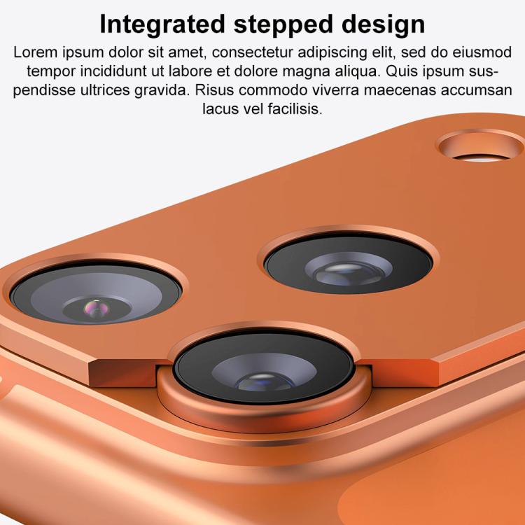 XDcase Protetor de Lente de Câmara Metálico Plano e Oco, Para iPhone 17 Pro Max, Para iPhone 17 Pro