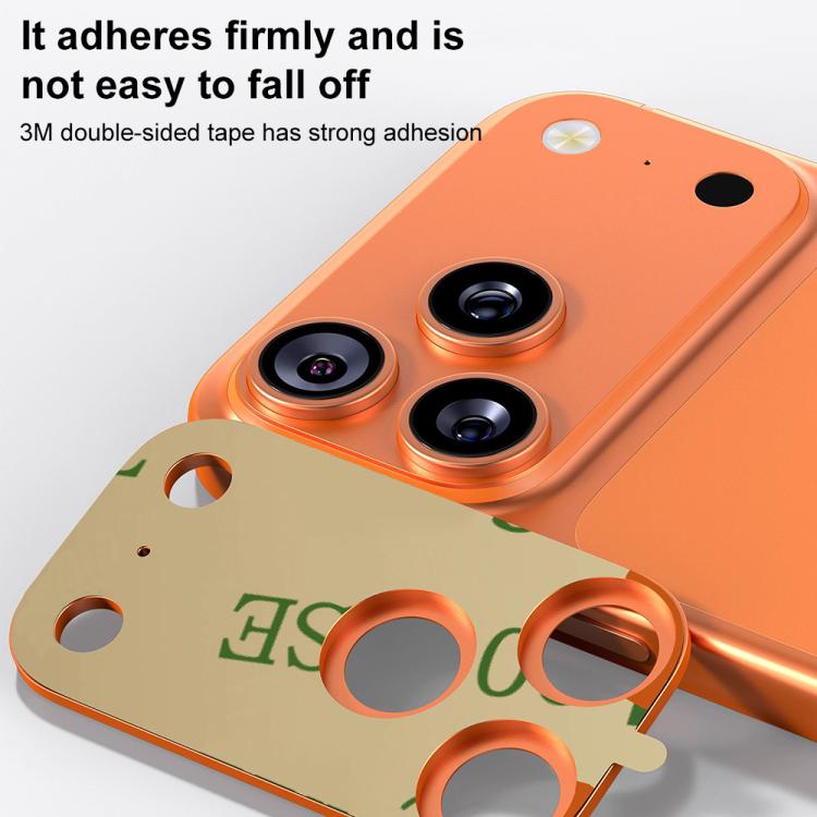 XDcase Protetor de Lente de Câmara Metálico Plano e Oco, Para iPhone 17 Pro Max, Para iPhone 17 Pro