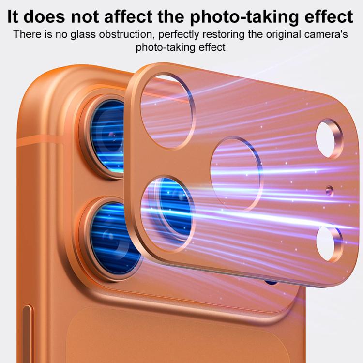 XDcase Protetor de Lente de Câmara Metálico Plano e Oco, Para iPhone 17 Pro Max, Para iPhone 17 Pro