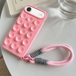 Capa de telemóvel simples em silicone com ventosa e cordão, Para iPhone 17 Pro Max, Para iPhone 17 Pro, Para iPhone 17, Para iPhone Air, Para iPhone 16 Pro Max, Para iPhone 16 Pro, Para iPhone 16 Plus, Para iPhone 16