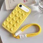 Capa de telemóvel simples em silicone com ventosa e cordão, Para iPhone 17 Pro Max, Para iPhone 17 Pro, Para iPhone 17, Para iPhone Air, Para iPhone 16 Pro Max, Para iPhone 16 Pro, Para iPhone 16 Plus, Para iPhone 16
